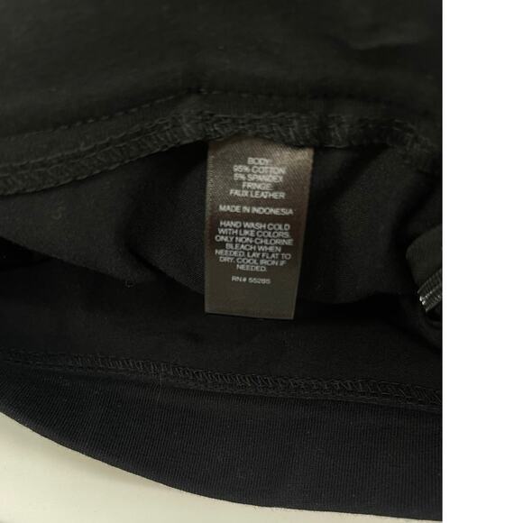 Express Black Tiered Fringe Mini Skirt‎ Size M Festival Boho Witchy Whimsigoth - Picture 5 of 7